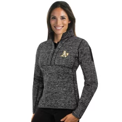 Women's Antigua Oakland Athletics Fortune Midweight Pullover Sweater