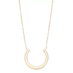 Au Naturale 14k Gold Half-Circle Necklace