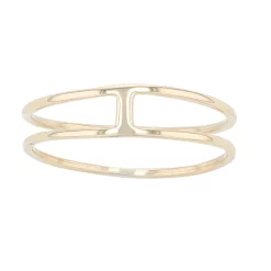 Au Naturale 14k Yellow Gold Double Ring