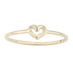 Au Naturale 14k Yellow Gold Heart Ring