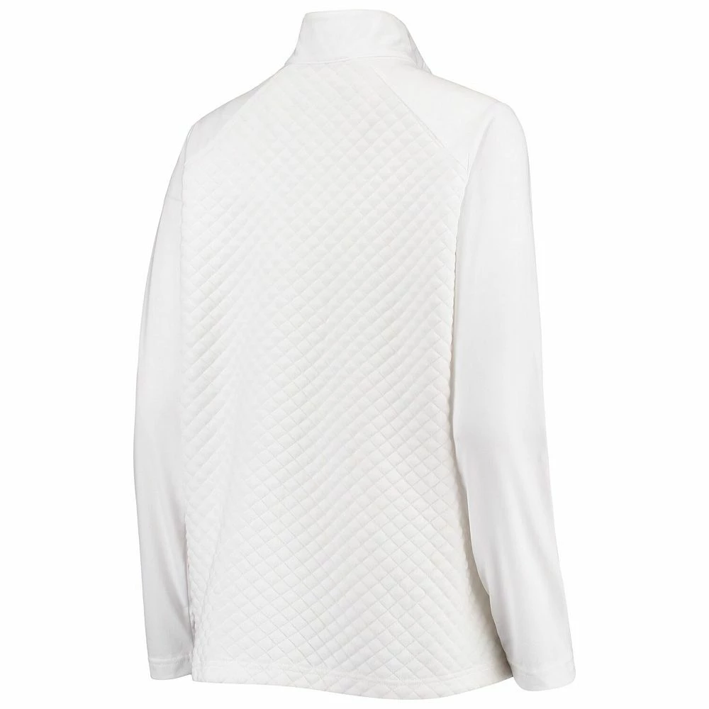 Women's Antigua White San Jose Sharks Gossamer Full-Zip Jacket - Image 4