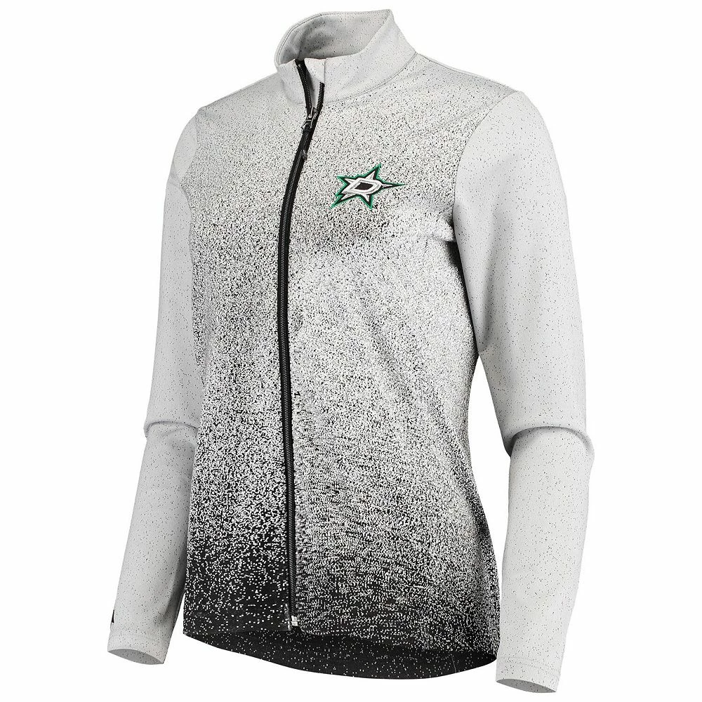 Women's Antigua White/Black Dallas Stars Guide Full-Zip Jacket - Image 3