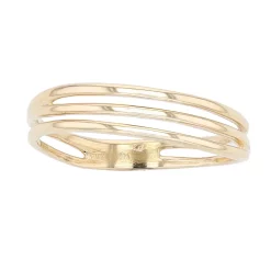 Au Naturale 14k Gold Triple Band Ring