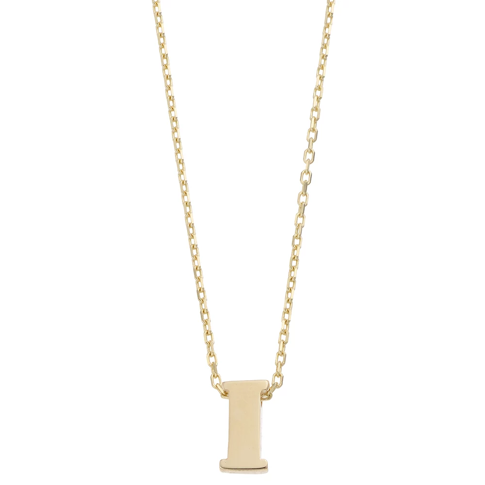 Au Naturale 14k Gold Initial Pendant Necklace - Image 20