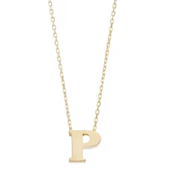Au Naturale 14k Gold Initial Pendant Necklace