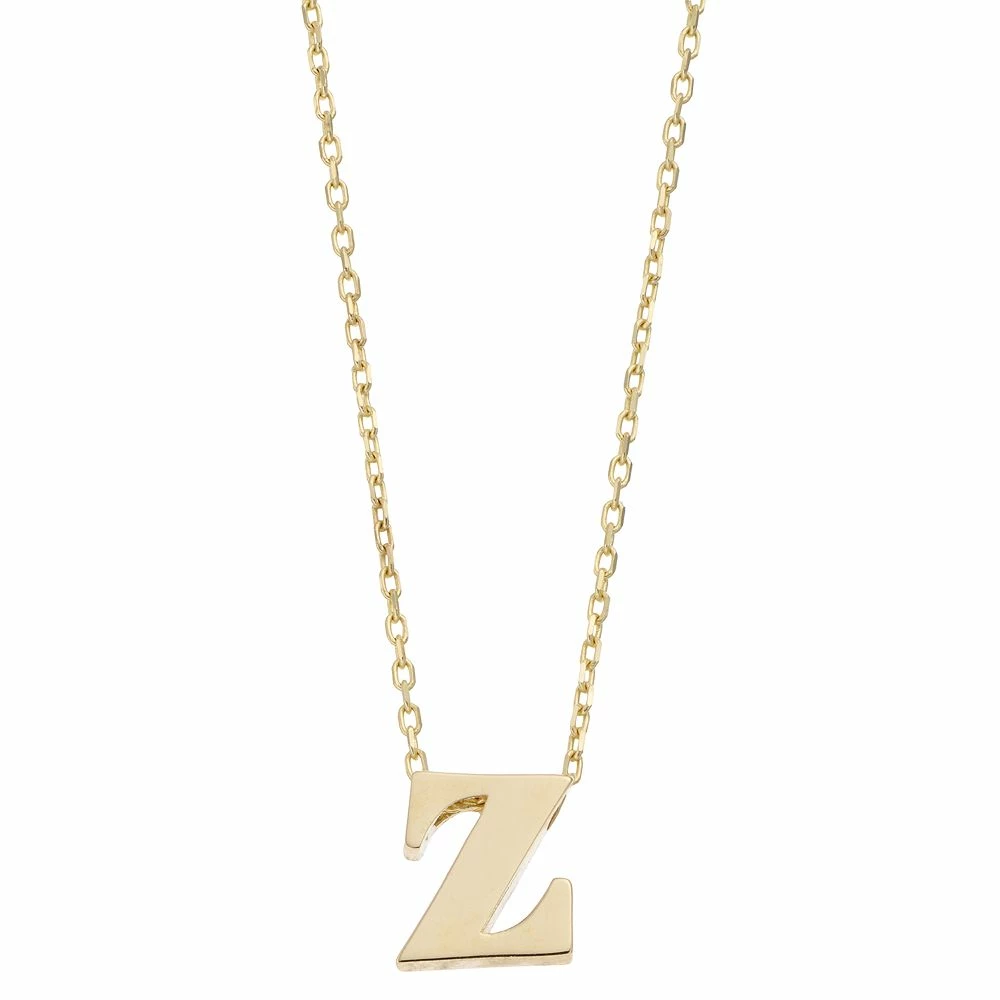 Au Naturale 14k Gold Initial Pendant Necklace - Image 15