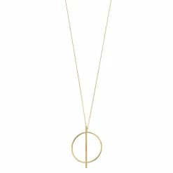 Au Naturale 10k Gold Geometric Pendant Necklace