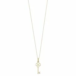 Au Naturale 14k Gold Key Pendant Necklace