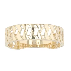 Au Naturale 14k Gold Wave Ring