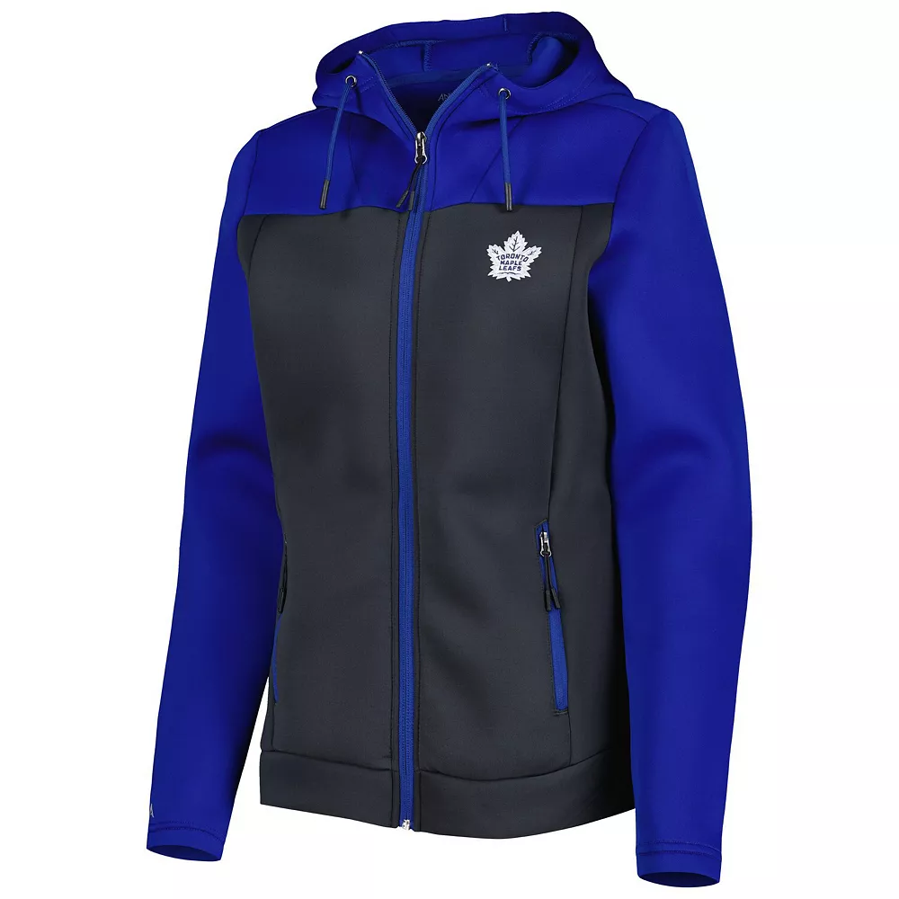 Women's Antigua Blue/Gray Toronto Maple Leafs Protect Full-Zip Jacket - Image 3